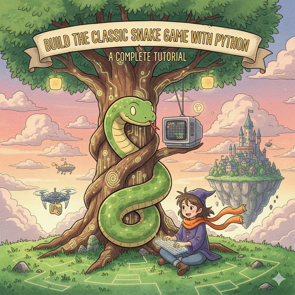 Build the classic Snake Game with Python:A Complete Tutorial